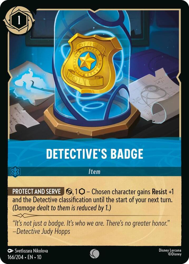 Detectives Badge 166/204 Common