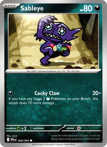 Sableye PFL 059/094 Common