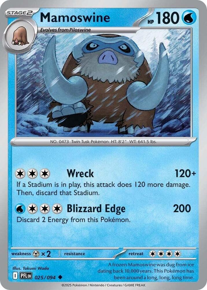 Mamoswine PFL 025/094 Uncommon