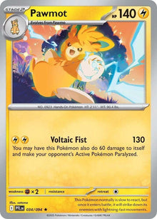 Pawmot PFL 034/094 Rare Reverse Holo