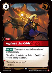 Against the Odds SFD 001/221 Common