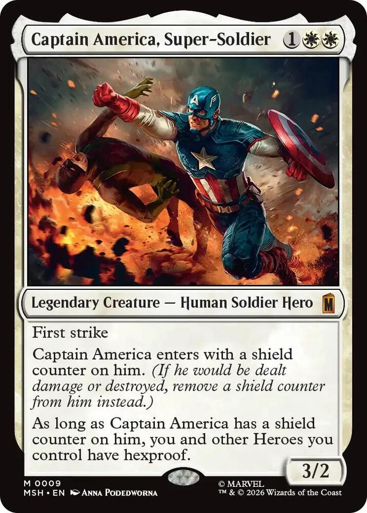 Captain America Super Soldier MSH 9 M