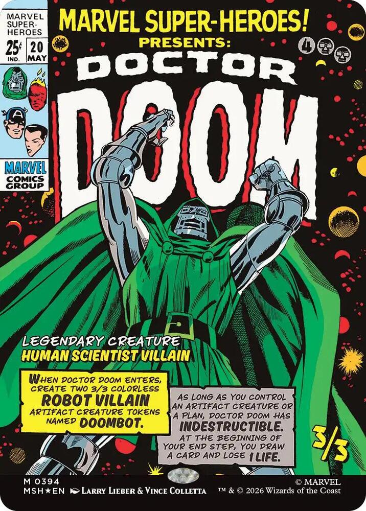 Doctor Doom Borderless 0394 MSH 394 M