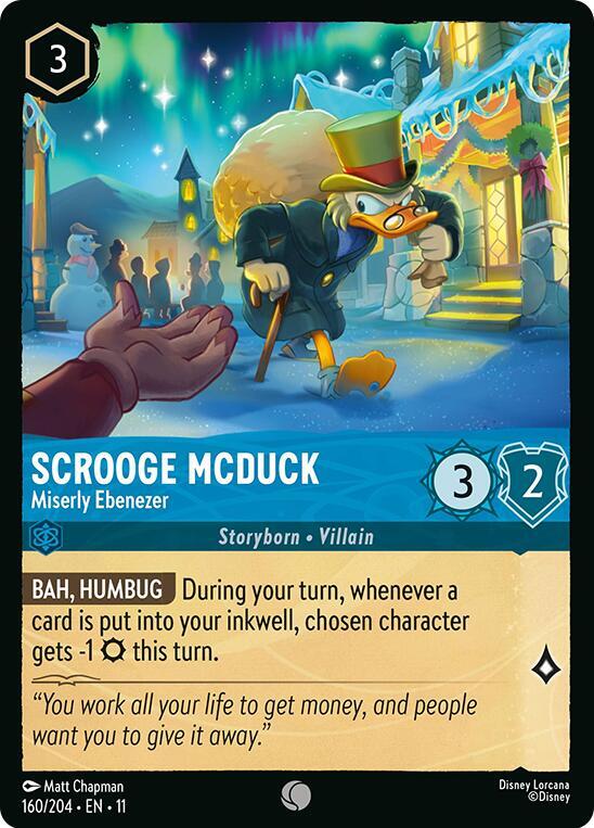 Scrooge McDuck - Miserly Ebenezer 160/204 Common
