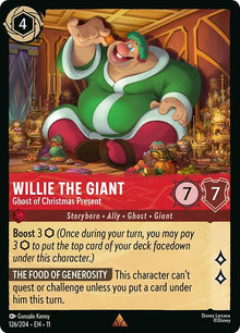 Willie the Giant - Ghost of Christmas Present 126/204 Rare