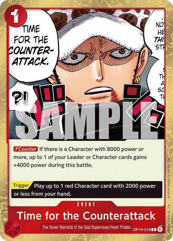 Time for the Counterattack OP14-018 R Foil