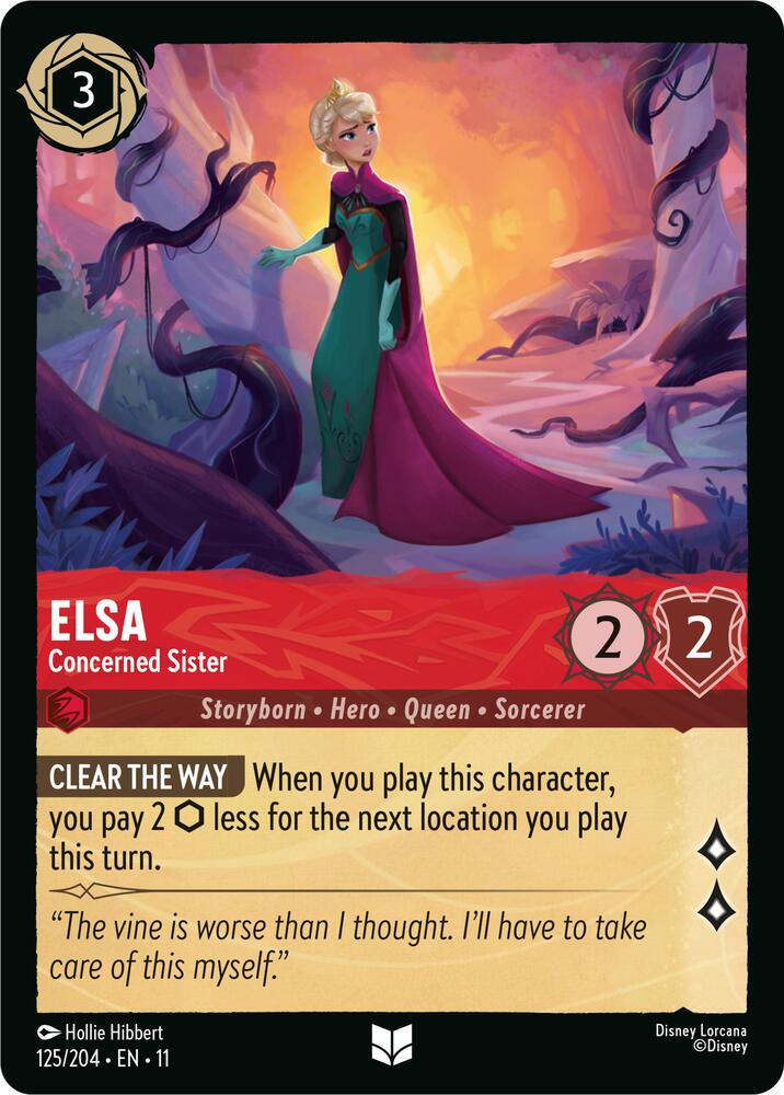 Elsa - Concerned Sister 125/204 Uncommon