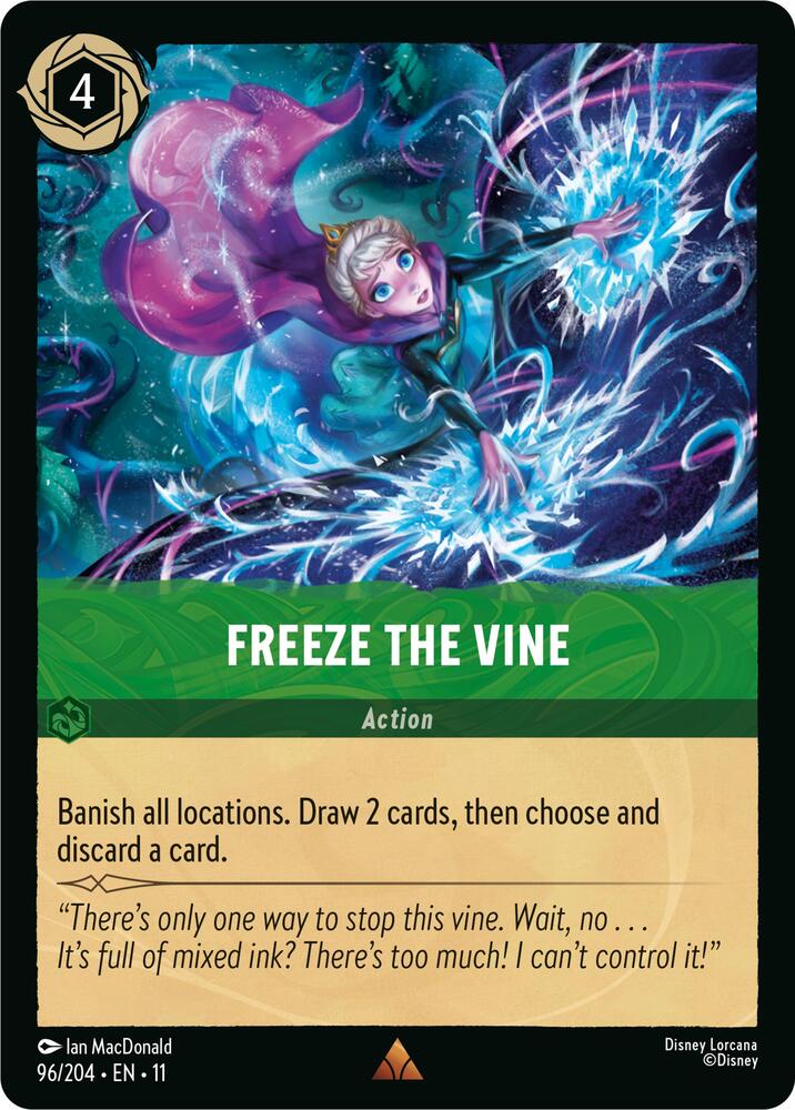 Freeze the Vine 96/204 Rare