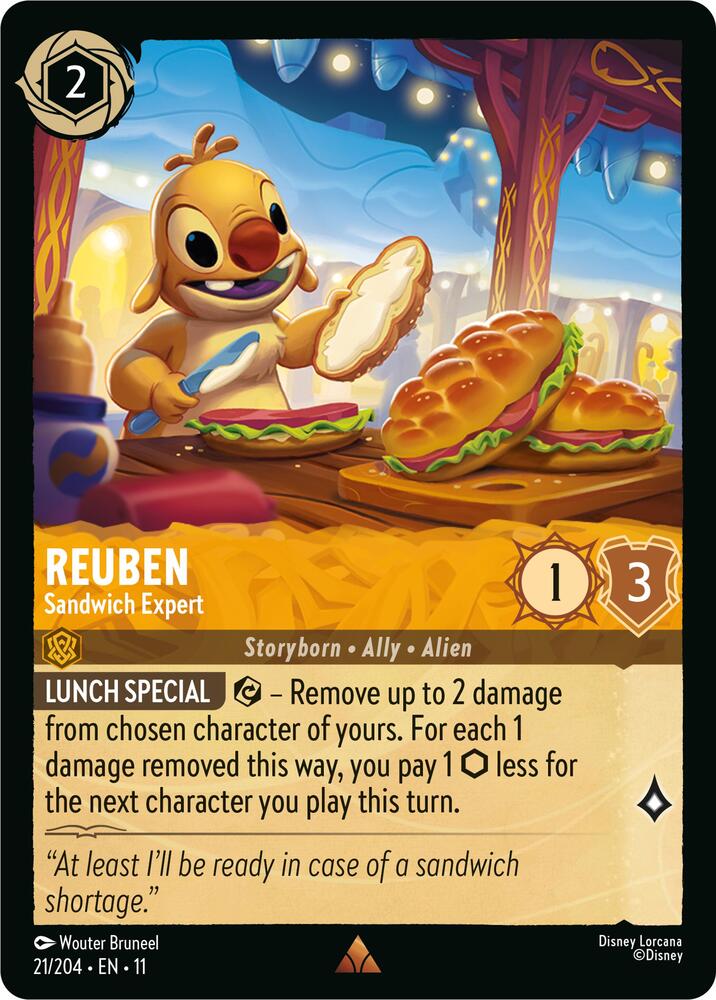 Reuben - Sandwich Expert 21/204 Rare