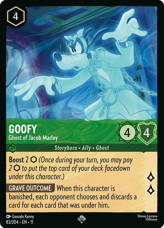 Goofy - Ghost of Jacob Marley 83/204 Super Rare