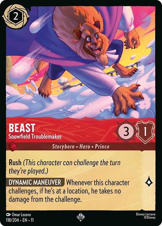 Beast - Snowfield Troublemaker 118/204 Super Rare