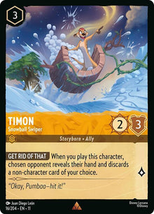 Timon - Snowball Swiper 16/204 Rare