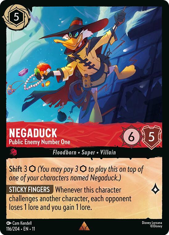 Negaduck - Public Enemy Number One 116/204 Rare