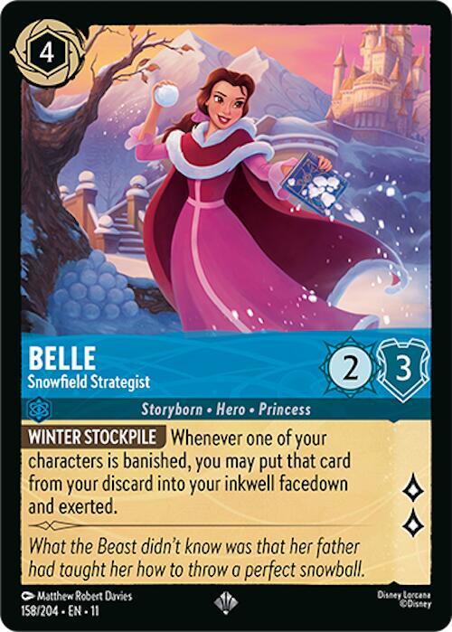 Belle - Snowfield Strategist 158/204 Super Rare