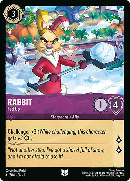 Rabbit - Fed Up 41/204 Uncommon