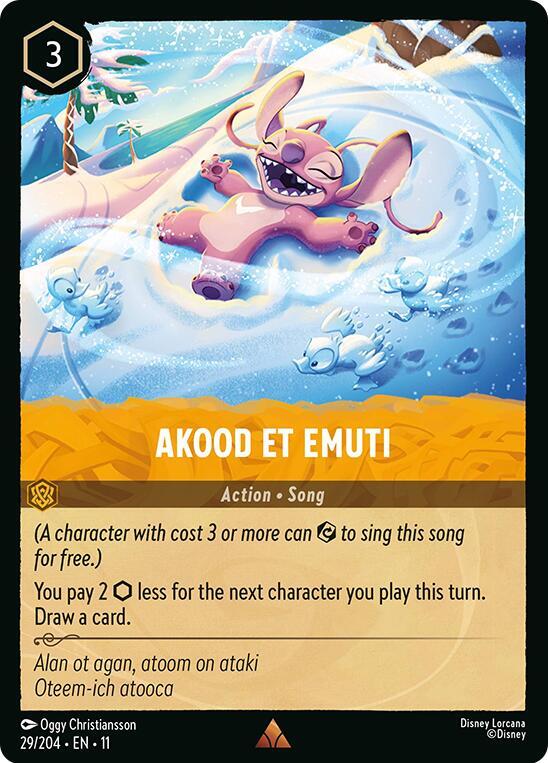 Akood Et Emuti 29/204 Rare