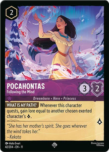 Pocahontas - Following the Wind 42/204 Super Rare