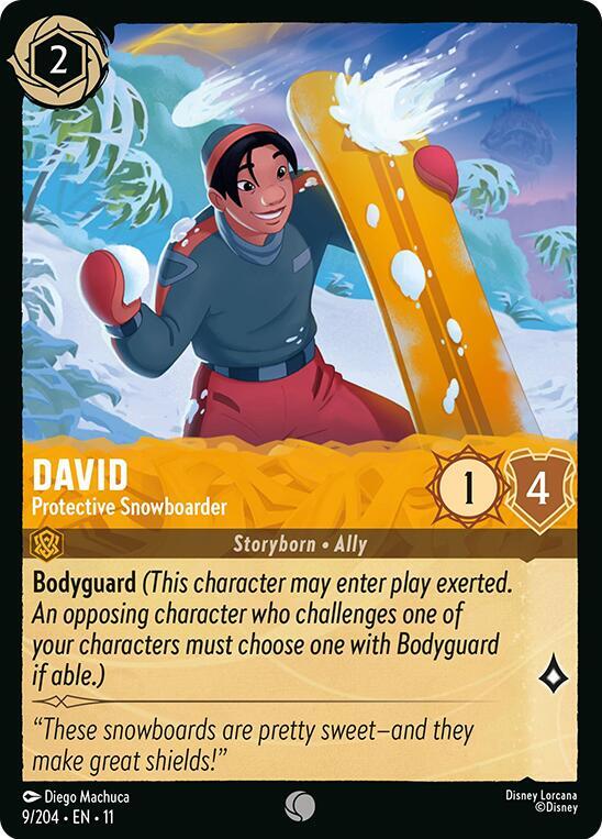 David - Protective Snowboarder 9/204 Common