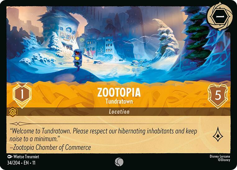 Zootopia - Tundratown 34/204 Common