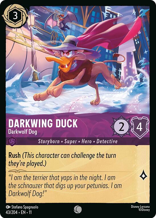 Darkwing Duck - Darkwolf Dog 43/204 Common