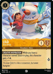 Lilo - Snow Artist 2/204 Common