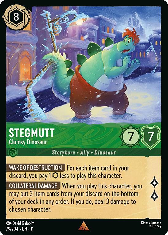 Stegmutt - Clumsy Dinosaur 79/204 Rare