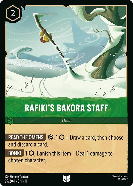 Rafiki's Bakora Staff 99/204 Uncommon