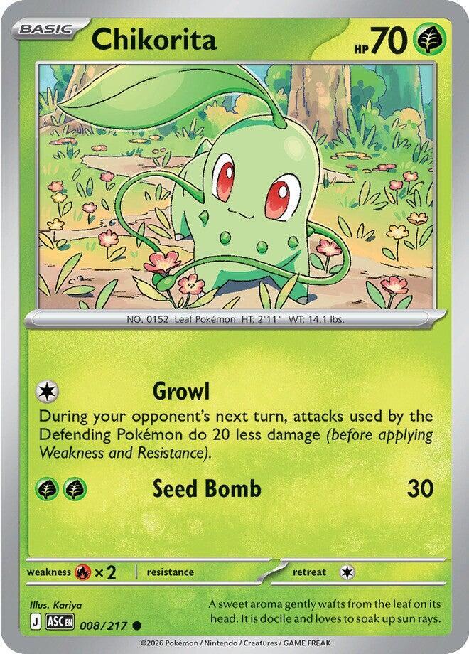 Chikorita ASC 008/217 Common