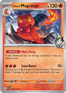 Ethan's Magcargo ASC 024/217 Rare Holo