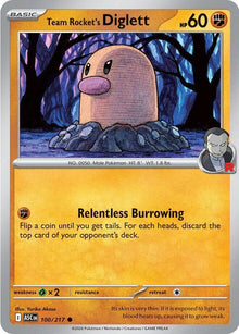 Team Rocket's Diglett ASC 100/217 Common