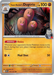 Team Rocket's Dugtrio ASC 101/217 Uncommon