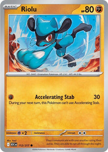 Riolu ASC 112/217 Common