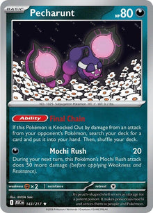 Pecharunt ASC 143/217 Rare Holo