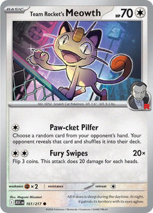 Team Rocket's Meowth ASC 161/217 Common