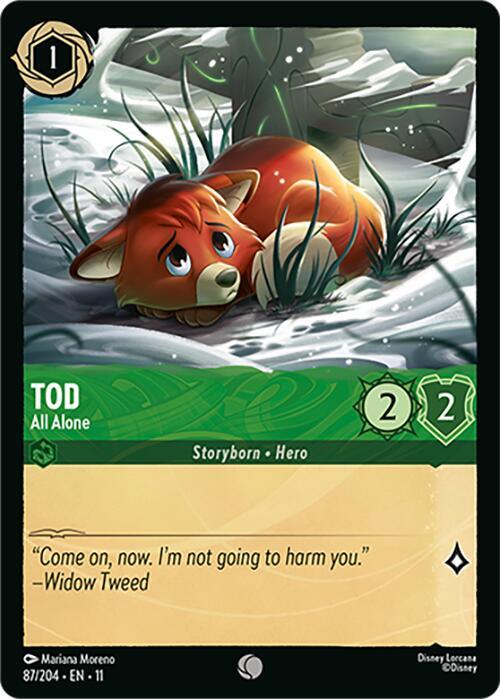 Tod - All Alone 87/204 Common