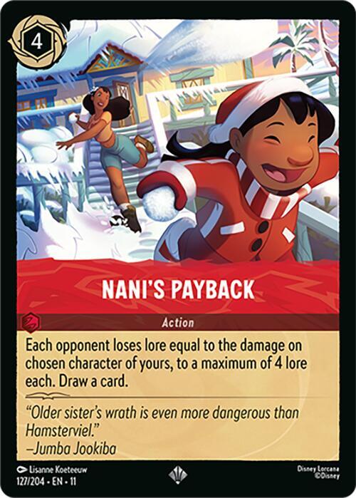 Nani's Payback 127/204 Super Rare