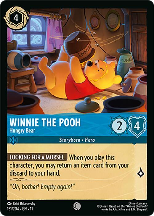 Winnie the Pooh - Hungry Bear 151/204 Common