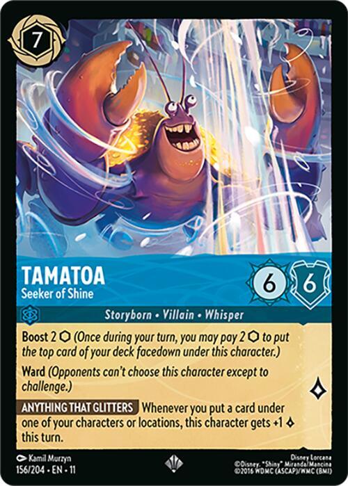Tamatoa - Seeker of Shine 156/204 Super Rare