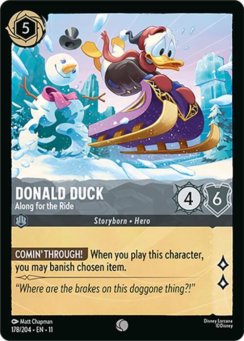 Donald Duck - Along for the Ride 178/204 Common