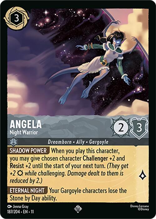 Angela - Night Warrior 187/204 Super Rare