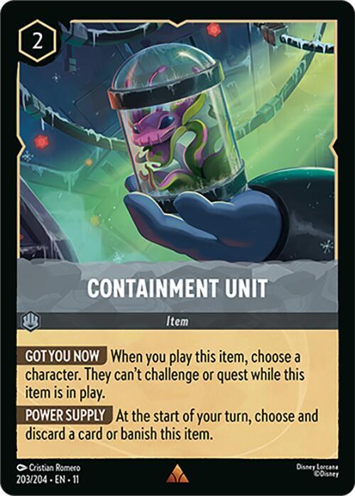 Containment Unit 203/204 Rare