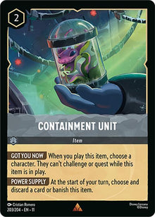 Containment Unit 203/204 Rare