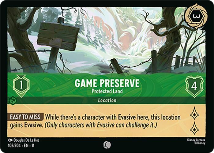 Game Preserve - Protected Land 102/204 Common