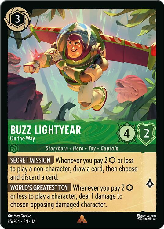 Buzz Lightyear - On the Way 85/204 Rare Wilds Unknown NM