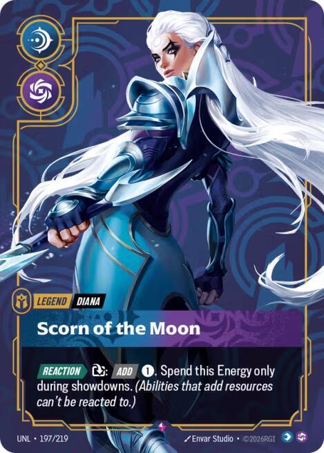 Diana - Scorn of the Moon UNL 197/219 Rare