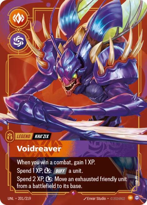 Kha'Zix - Voidreaver UNL 201/219 Rare