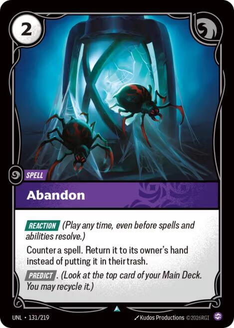 Abandon UNL 131/219 Uncommon