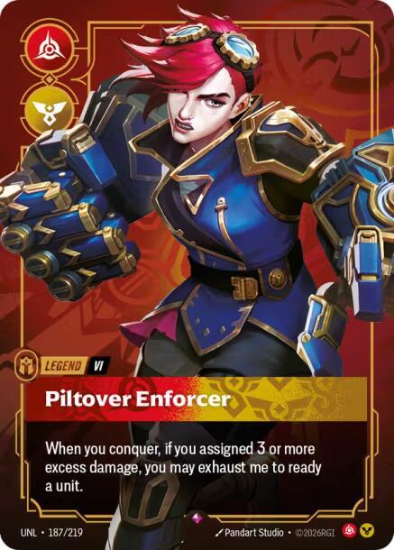 Vi - Piltover Enforcer UNL 187/219 Rare
