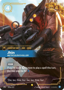 Jhin - Meticulous Killer (Alternate Art) UNL 089a/219 Showcase