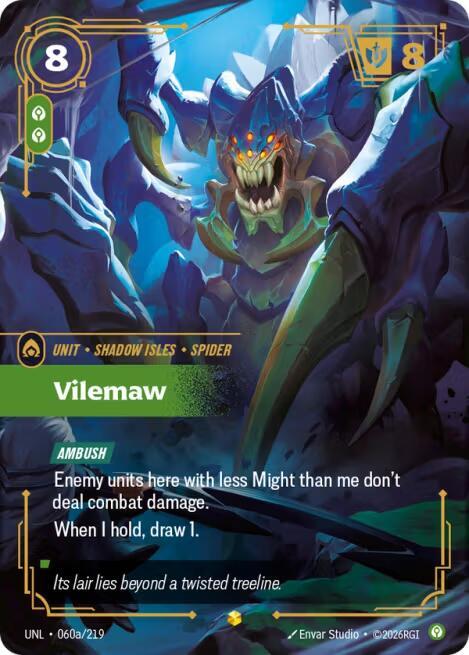 Vilemaw (Alternate Art) UNL 060a/219 Showcase